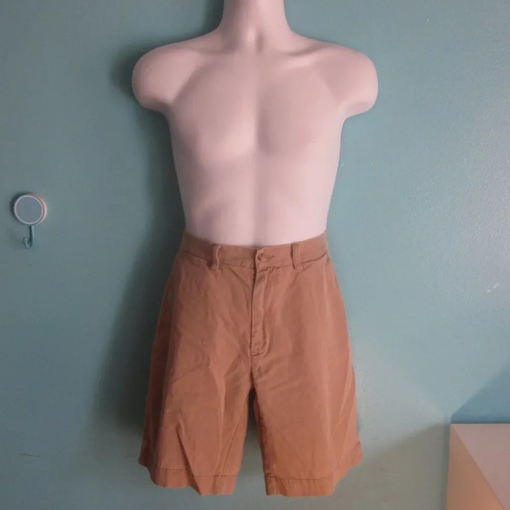 Ralph Lauren Polo Tan Cotton Shorts Size 32
